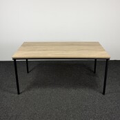 Ahrend Refurbished Kantinetafel Zwart| 160 x 80 cm