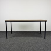 Ahrend Refurbished Kantinetafel Zwart | 140 x 80 cm