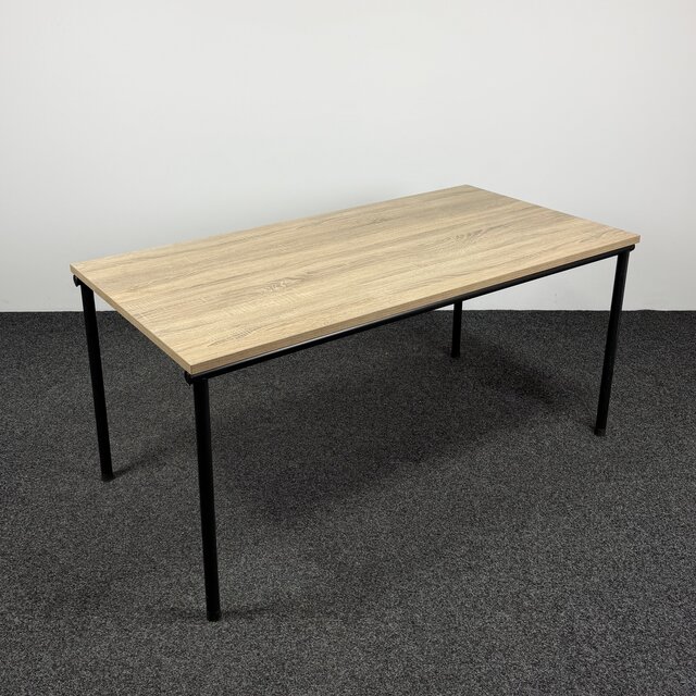 Ahrend Refurbished Kantinetafel Zwart | 140 x 80 cm