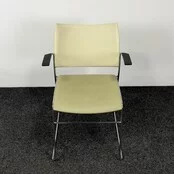 Casala Curvy Vergaderstoel | Crème / Lichtgroen