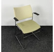 Casala Curvy Vergaderstoel | Crème / Lichtgroen