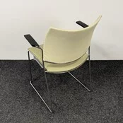 Casala Curvy Vergaderstoel | Crème / Lichtgroen