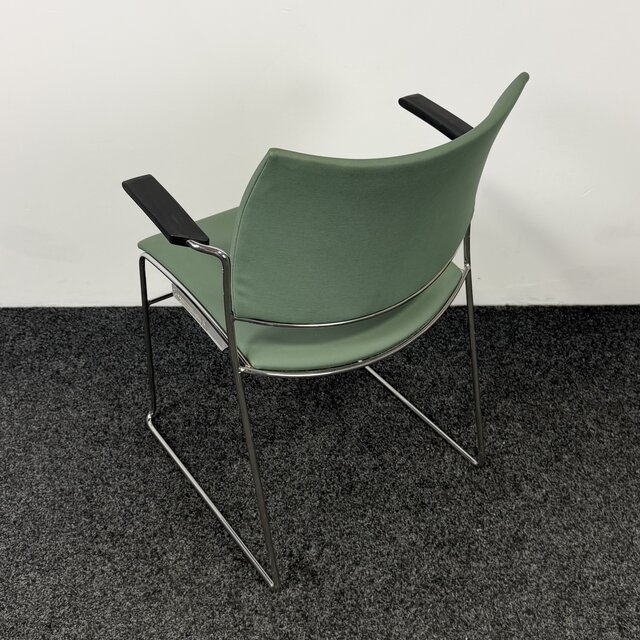 Casala Curvy Vergaderstoel | Groen