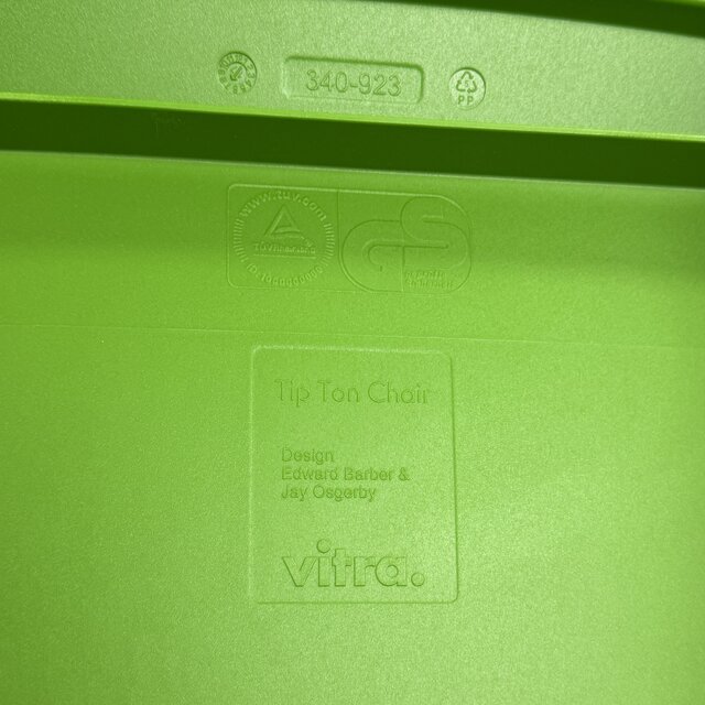 Vitra Tip Ton Stoel - Groen