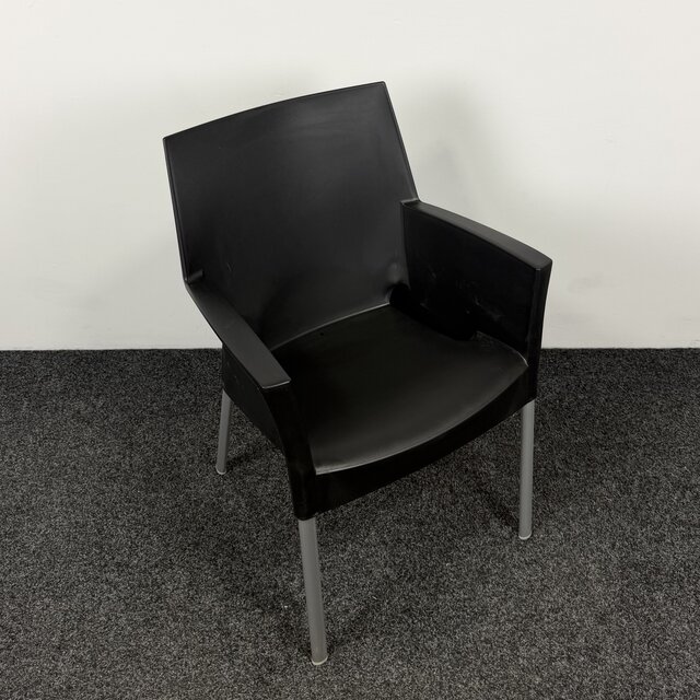 Sole Kunststof Stoel - Zwart