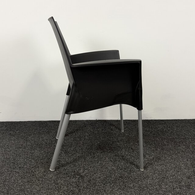 Sole Kunststof Stoel - Zwart