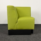 Groene Hoekfauteuil - Kunstleer
