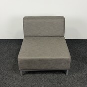 Gestoffeerde Loungefauteuil - Grijs