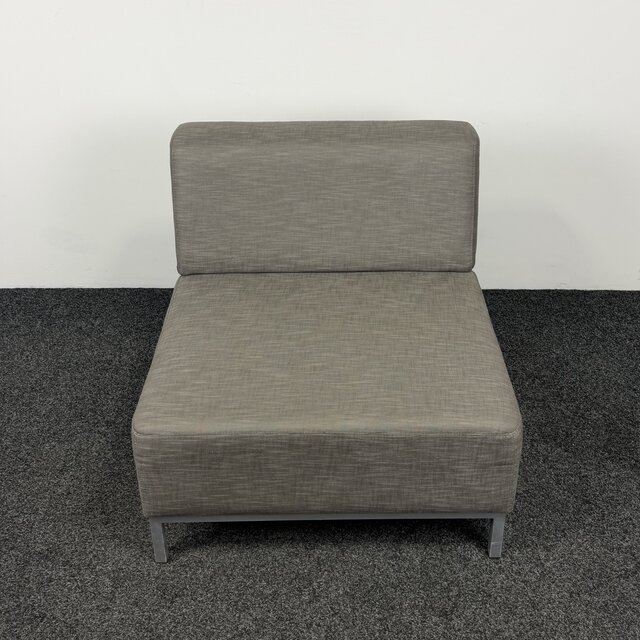 Gestoffeerde Loungefauteuil - Grijs