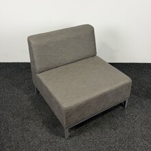 Gestoffeerde Loungefauteuil - Grijs