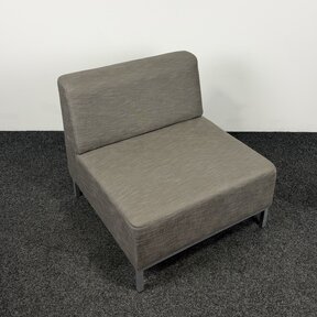 Gestoffeerde Loungefauteuil - Grijs