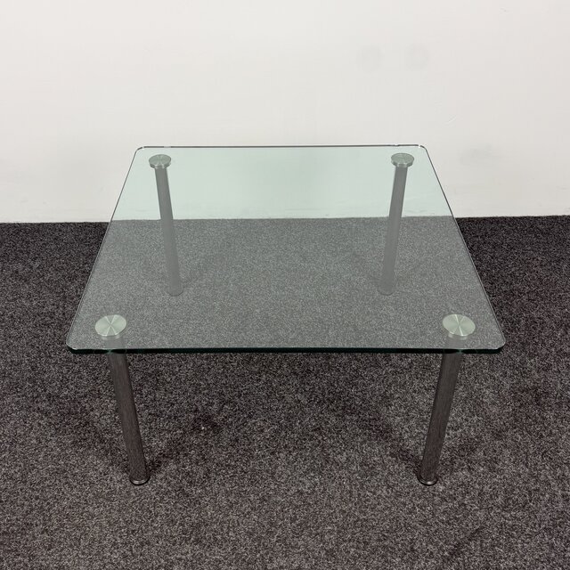 Glazen Salontafel - 68 x 68 cm | Licht beschadigd