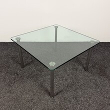 Glazen Salontafel - 68 x 68 cm | Licht beschadigd