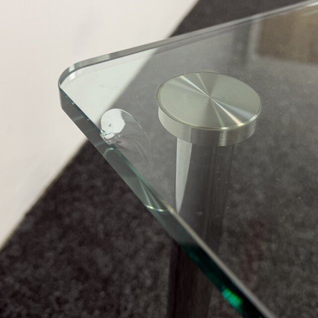 Glazen Salontafel - 68 x 68 cm | Licht beschadigd