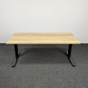 Gispen TM Slingerbureau - 180 x 80 cm | Glanzend Zwart - Copy