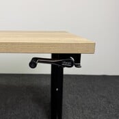 Gispen TM Slingerbureau - 180 x 80 cm | Glanzend Zwart - Copy