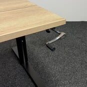 Gispen TM Slingerbureau - 180 x 80 cm | Glanzend Zwart - Copy