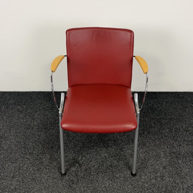 Lande Vergaderstoel - Rood (A)