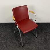 Lande Vergaderstoel - Rood (A)