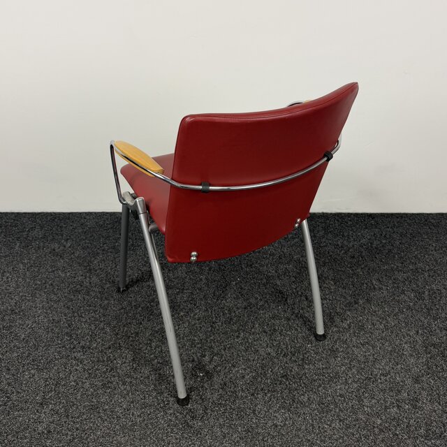 Lande Vergaderstoel - Rood (A)