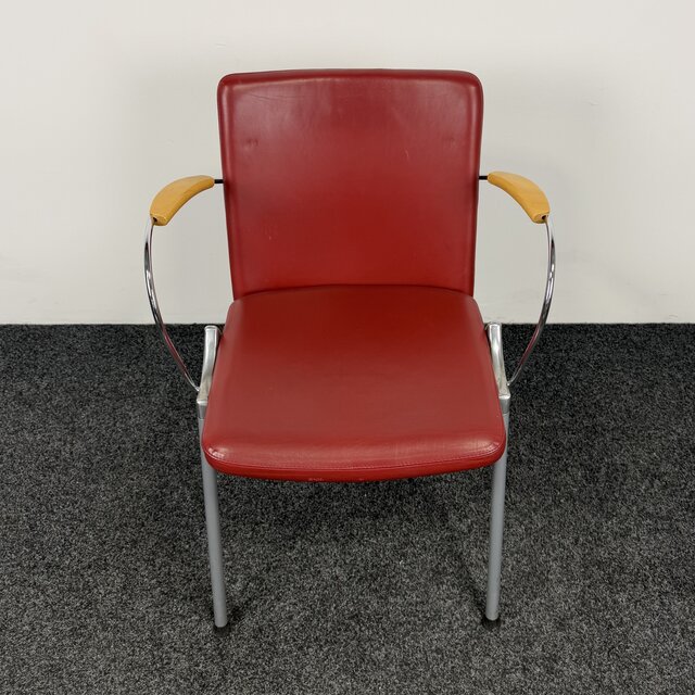 Lande Vergaderstoel - Rood (B)