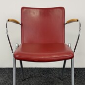 Lande Vergaderstoel - Rood (B)