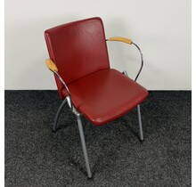 Lande Vergaderstoel - Rood (B)
