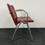Lande Vergaderstoel - Rood (B)