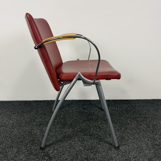 Lande Vergaderstoel - Rood (B)