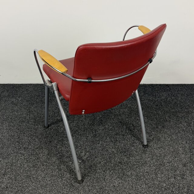 Lande Vergaderstoel - Rood (B)