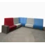 Lamers Kantoormeubelen  Design Hoekbank - 300 x 300 cm | Rood, Grijs & Blauw