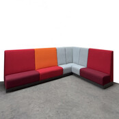 Design Hoekbank - 360 x 245 cm | Rood, Grijs & Oranje