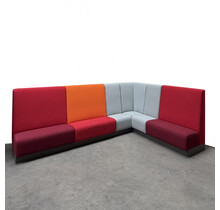 Design Hoekbank - 360 x 245 cm | Rood, Grijs & Oranje