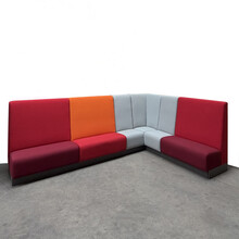 Design Hoekbank - 360 x 245 cm | Rood, Grijs & Oranje