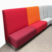 Design Hoekbank - 360 x 245 cm | Rood, Grijs & Oranje