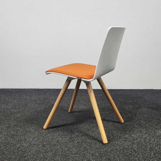 Vepa Pit HF Stoel - Wit / Oranje
