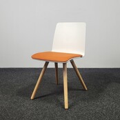 Vepa Pit HF Stoel - Wit / Oranje