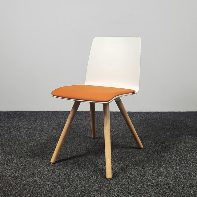Vepa Pit HF Stoel - Wit / Oranje