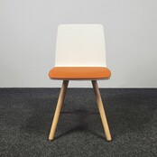 Vepa Pit HF Stoel - Wit / Oranje