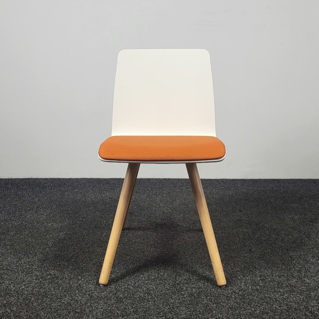 Vepa Pit HF Stoel - Wit / Oranje