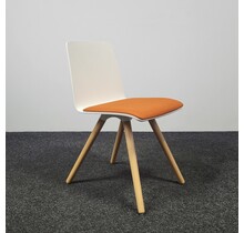 Vepa Pit HF Stoel - Wit / Oranje