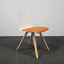 Vepa Pit HF Stoel - Wit / Oranje