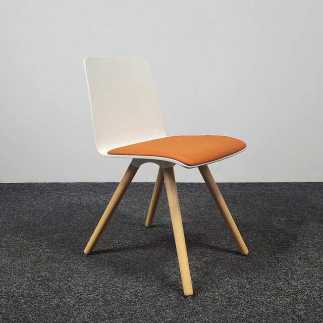 Vepa Pit HF Stoel - Wit / Oranje