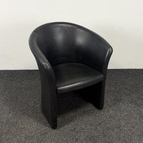 Zwarte Fauteuil | Kunstleder