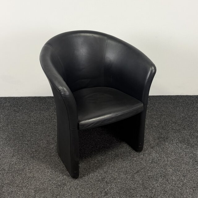 Zwarte Fauteuil | Kunstleder