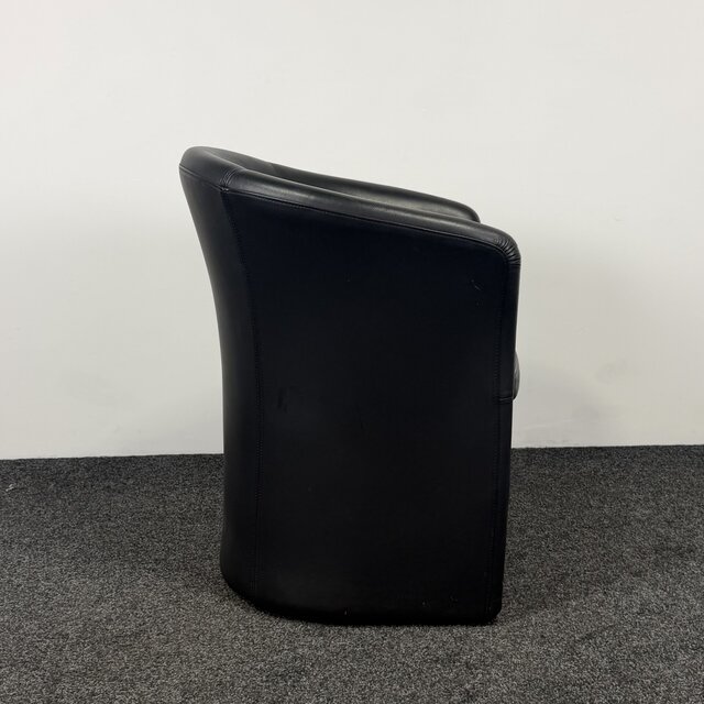 Zwarte Fauteuil | Kunstleder