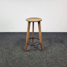 Houten Barkruk - 3 poots