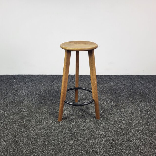 Houten Barkruk - 3 poots