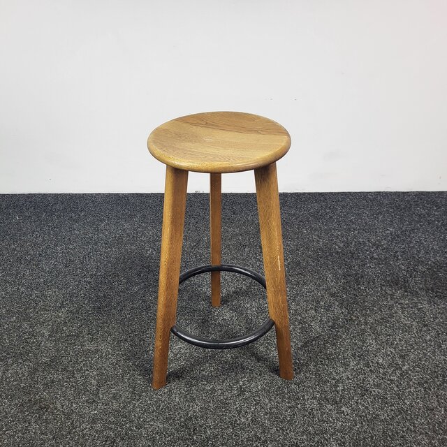Houten Barkruk - 3 poots