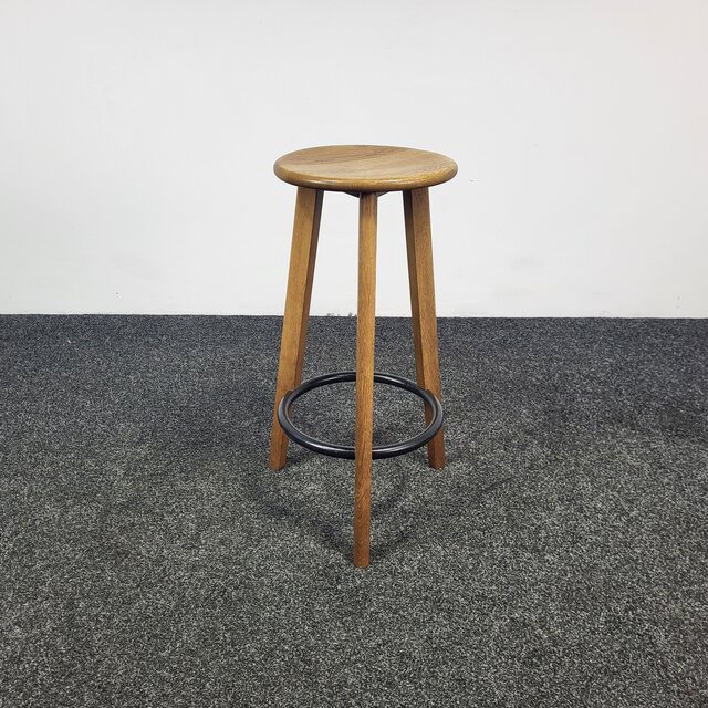 Houten Barkruk - 3 poots